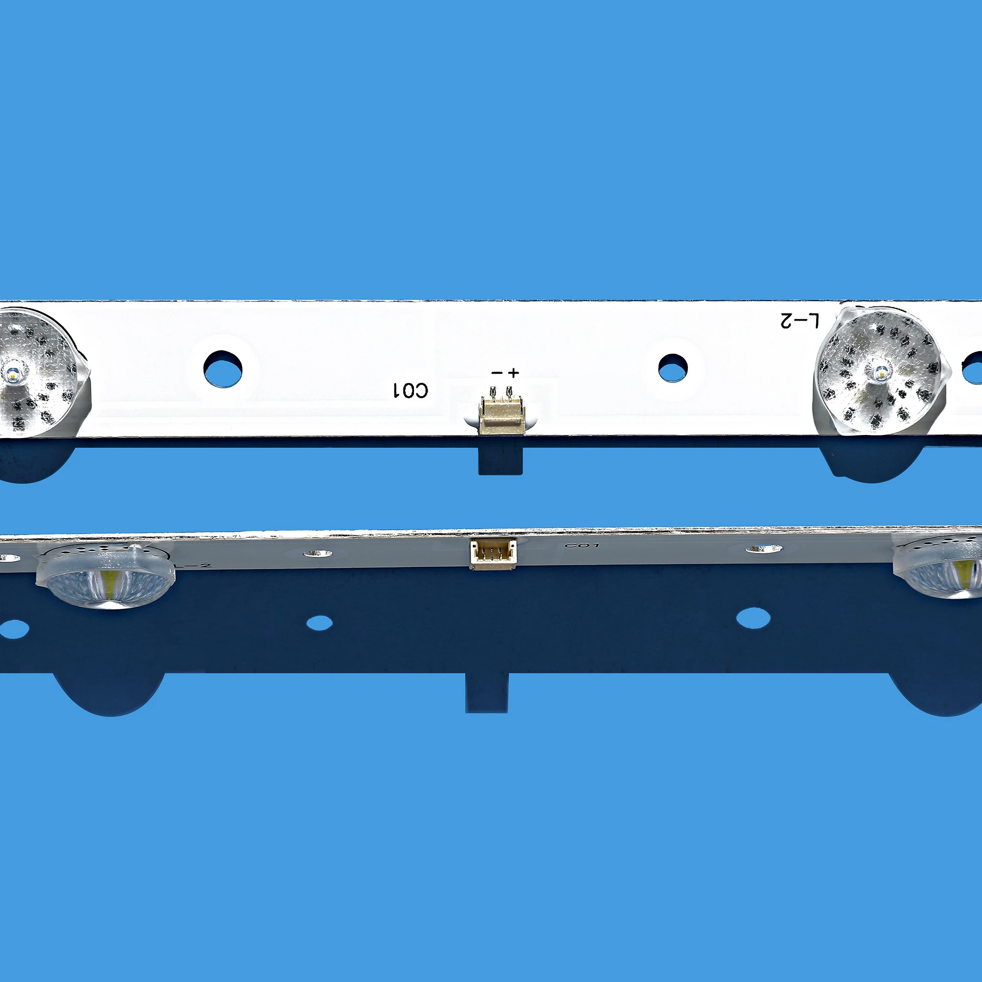 

2pcs LED Backlight strip 5 lamp for AKAI 28'' TV JS-D-JP2820-051EC(60416) D28-F2000 E28F2000 450mm