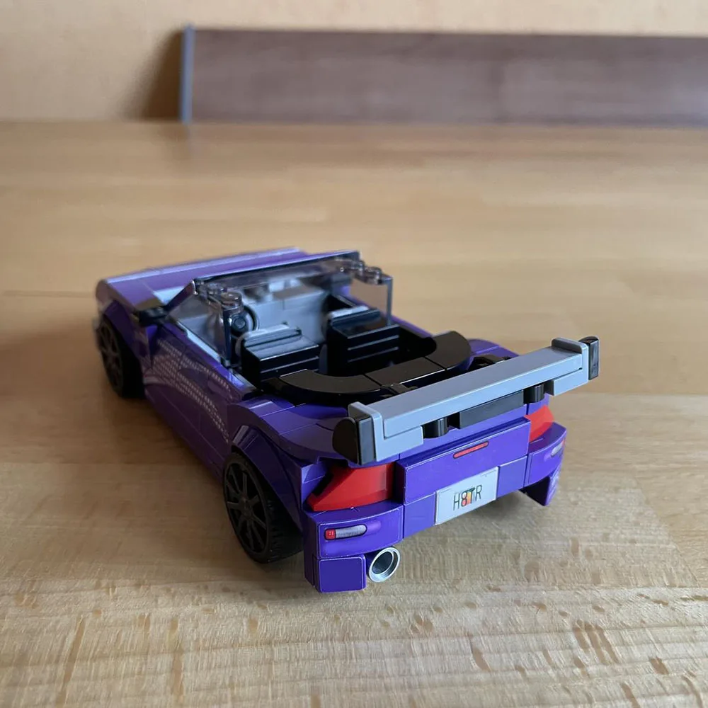 Poladeer 226 шт. Eclipse Spider Speed Champion гоночный автомобиль на заказ строительные блоки