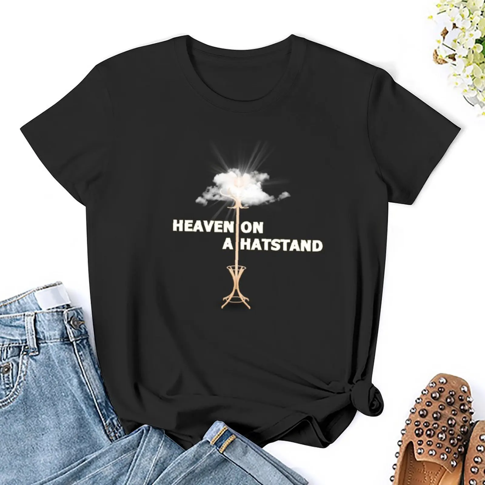 Футболка Heaven On A Hatstand милые топы винтажная одежда красивое аниме платье-футболка