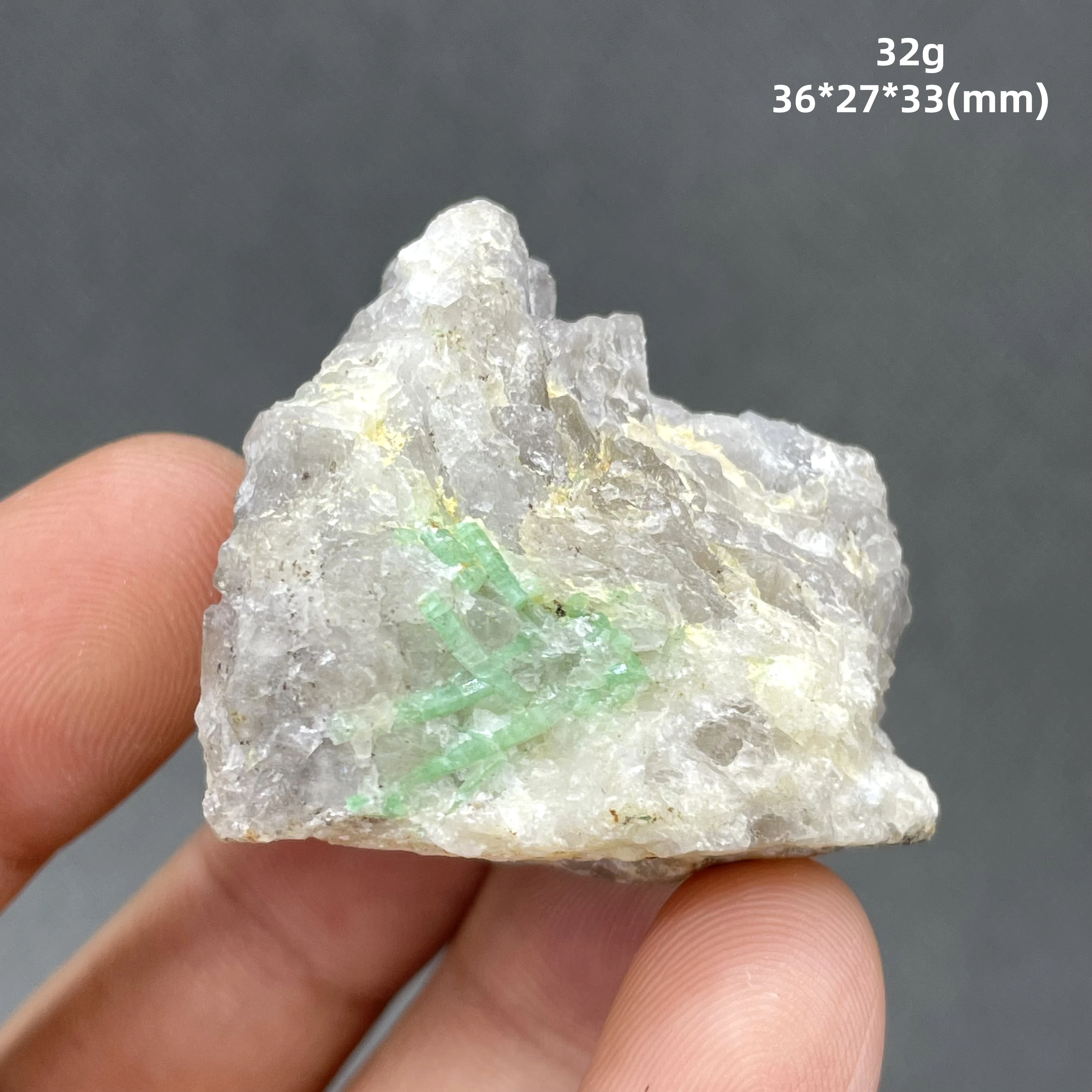 Набор минералов QIANCHUAN: изумруд, кварц, кристаллы