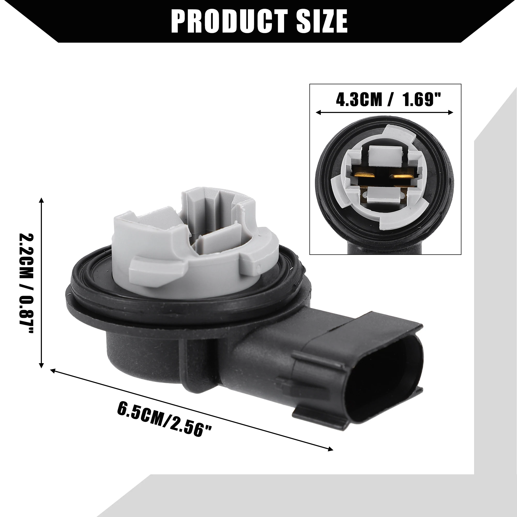 

Uxcell № 68226719aa, розетка для указателя поворота для Jeep Wrangler JK JKU 2007-2018, передняя лампа для парковки, розетка