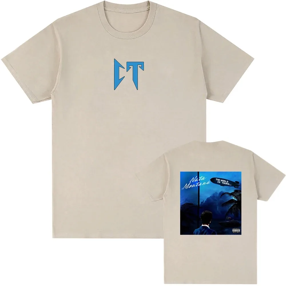 Natanael Cano Nata Montana Хлопковая Футболка Унисекс