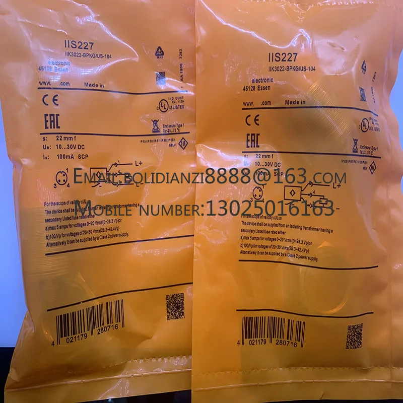 Новый датчик приближения IIS227 IIS228 IIS229 IIS230 IIS231