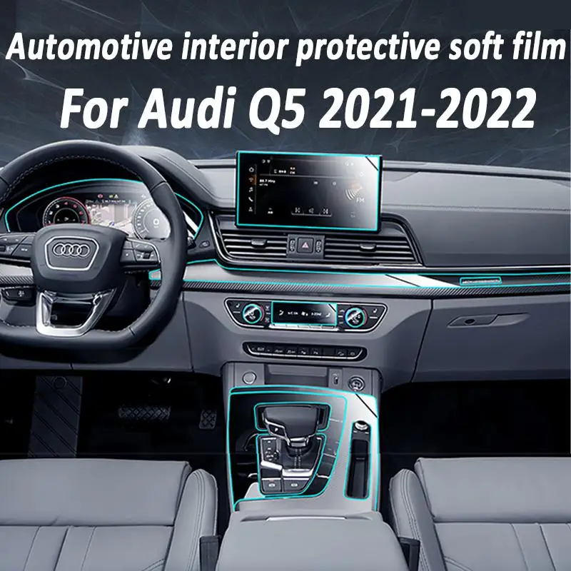 

For AUDI Q5 2021 2022 Sportback S Line Navigation Automotive Interior Screen Protective Film TPU Anti-Scratch Sticker Protect