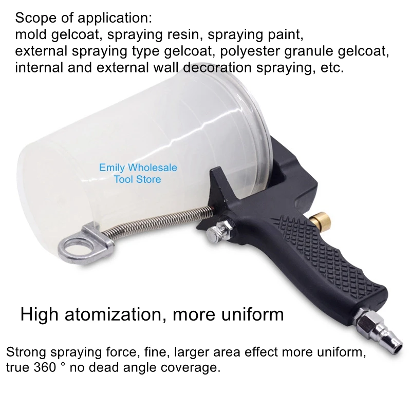 S2014 portable gelcoat spray gun glue gun FRP special can spray epoxy resin with LB-P2002 enlarge