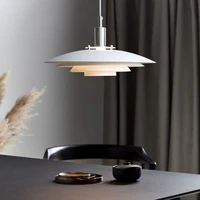danish designer minimalist modern led chandelier restaurant lamp nordic living room dining room kitchen bedroom pendant light