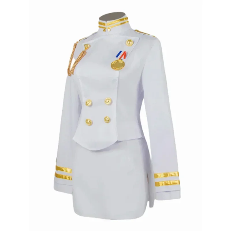 SN88 игра Azur Lane IJN Takao Atago костюмы для косплея белый корабль униформа женское платье %