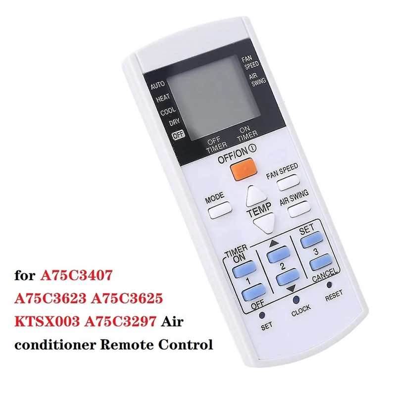 Пульт дистанционного управления A75C3297 для кондиционера Panasonic A75C3407 A75C3623 A75C3625 KTSX003