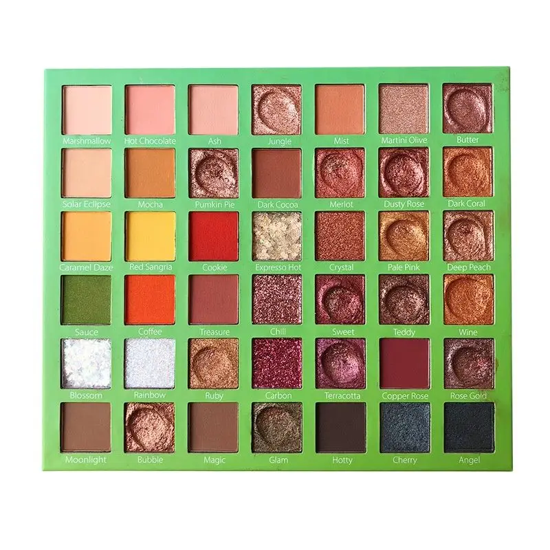 

42 Colors Rainforest Tropical Eyeshadow Palette Glitter Eyeshadow Pallete Shimmer Eye shadow Pallete Eyes MakeUp Powder Pallete