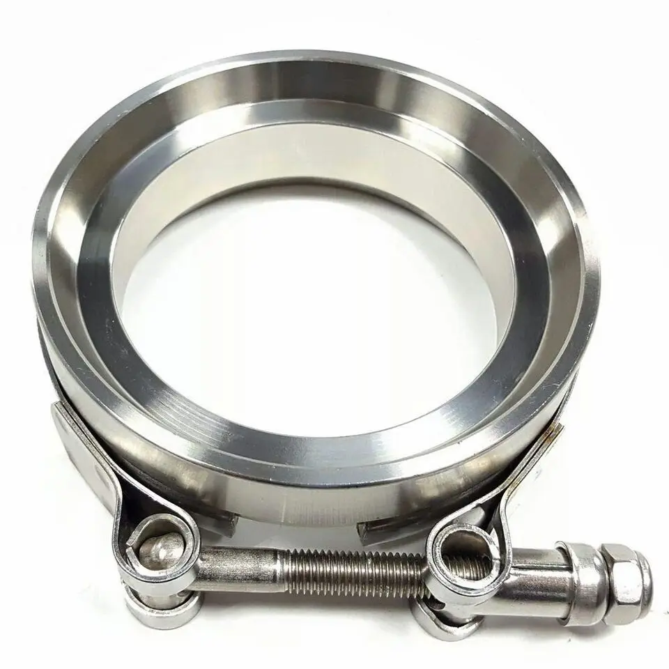 Выхлопная турбина GT45 GT45R с V-образным зажимом и фланцем 3 25 дюйма/4 дюйма из