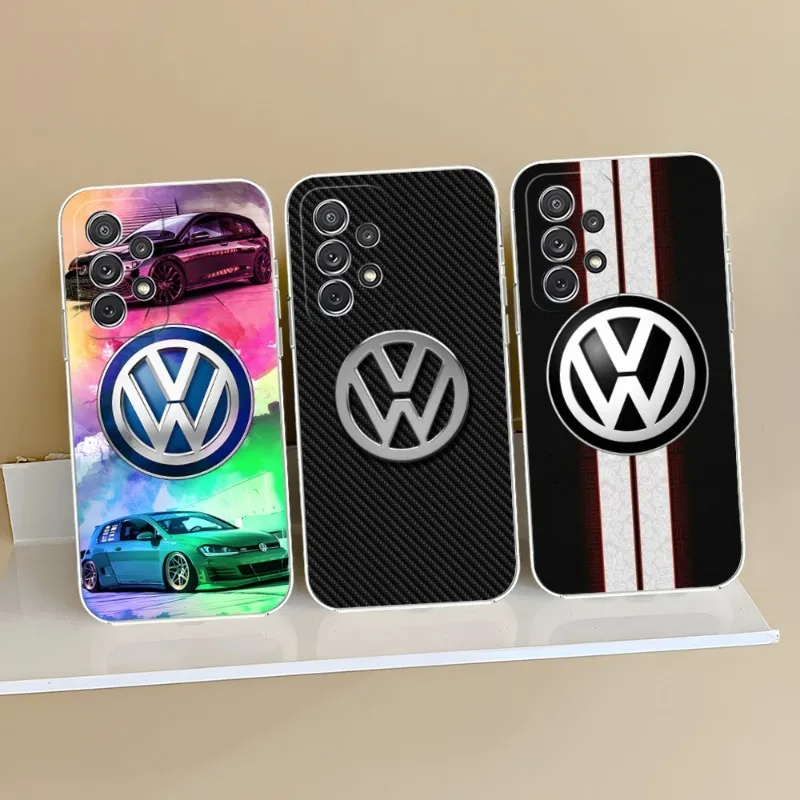 

Чехол для телефона с логотипом автомобиля Volkswagen, прозрачный чехол для Samsung S30, S20, S23, S22, S10E, S10, 20Fe, Note 20, 10, Pro Plus Ultra, A12, A42, A71, A91