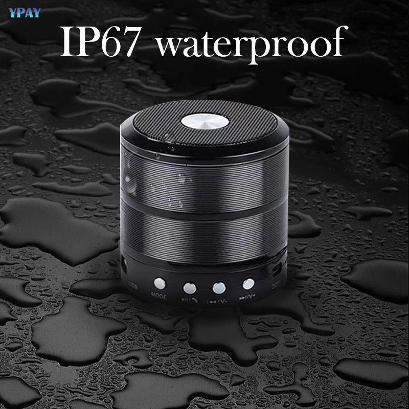 

YPAY Bluetooth Speaker Mini Waterproof IP68 Bluetooth Speaker Sound Box BT5.0 Loudspeaker Stereo Surround Speaker Outdoor