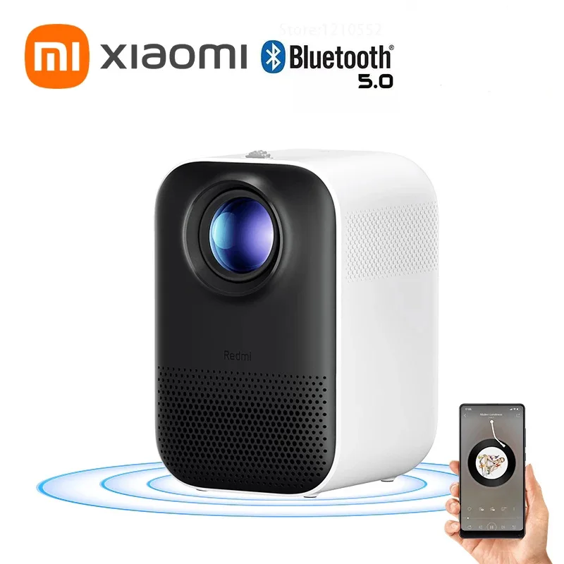 

New Xiaomi Redmi Projector 150 ANSI 1080P Mini Portable Home Theater 4-Point Keystone Correction Automatic Vertical Correction