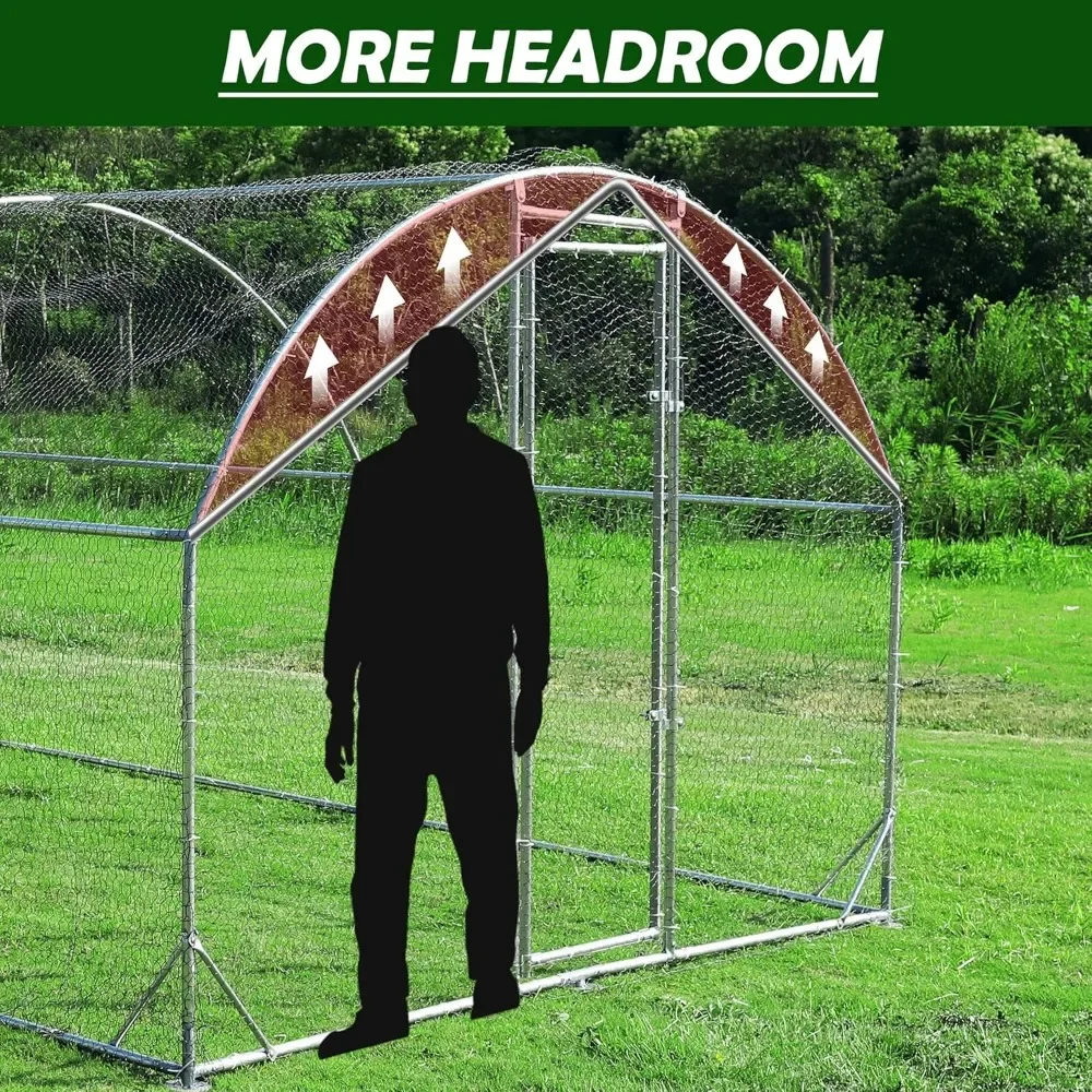 Большая Металлическая куриная курятница обновленная трехопорная проволочная