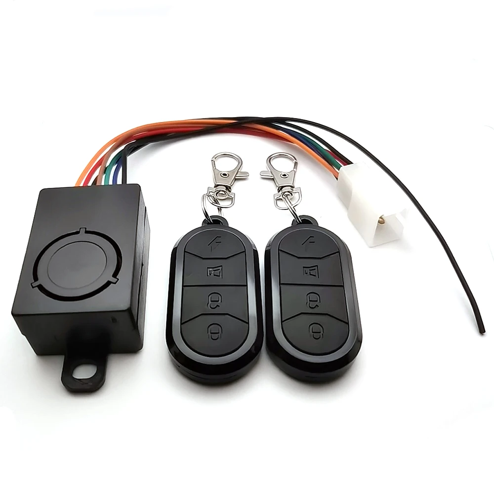 

36V-72V Anti-theft Alarm System Remote Control Electric Bike Vibration Sensor Alarm for Motorcycle Electric Scooter Controller