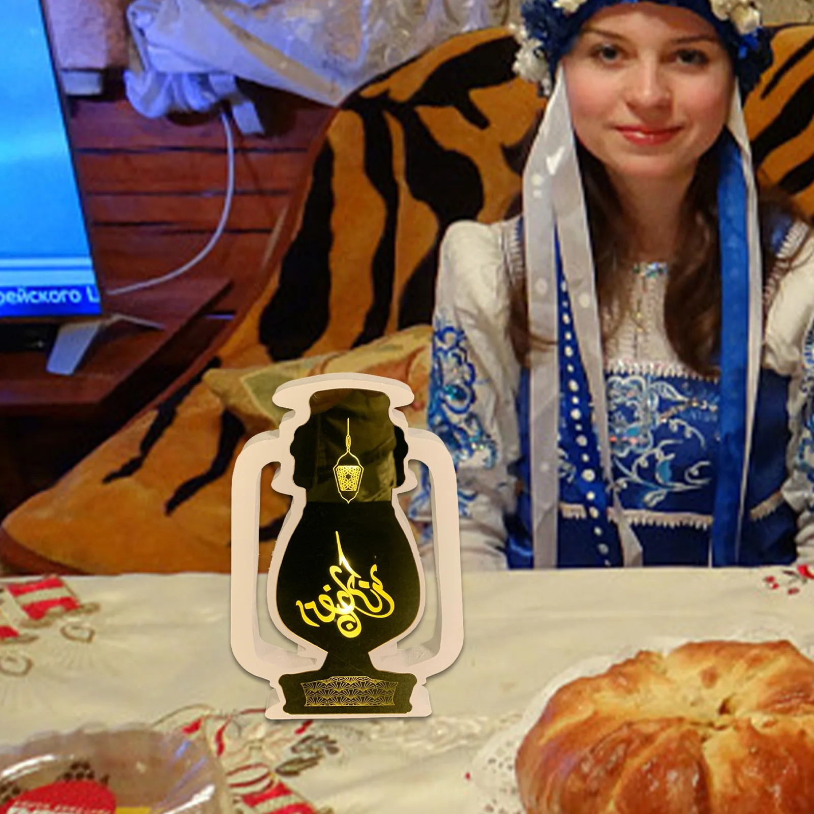 

ИД Мубарак лампа Рамадан Мубарак ИД украшения светодиодный светильник кой sFestival светильник для мусульманского ислама ИД Мубарак Рамадан дл...