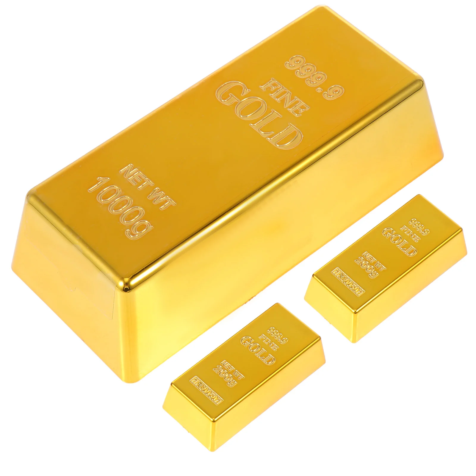 

Simulation Gold Game Props Bricks Simulated Bars Pirate Decorations Gift Playthings Fake Golden Plastic Artificial Photo Gifts