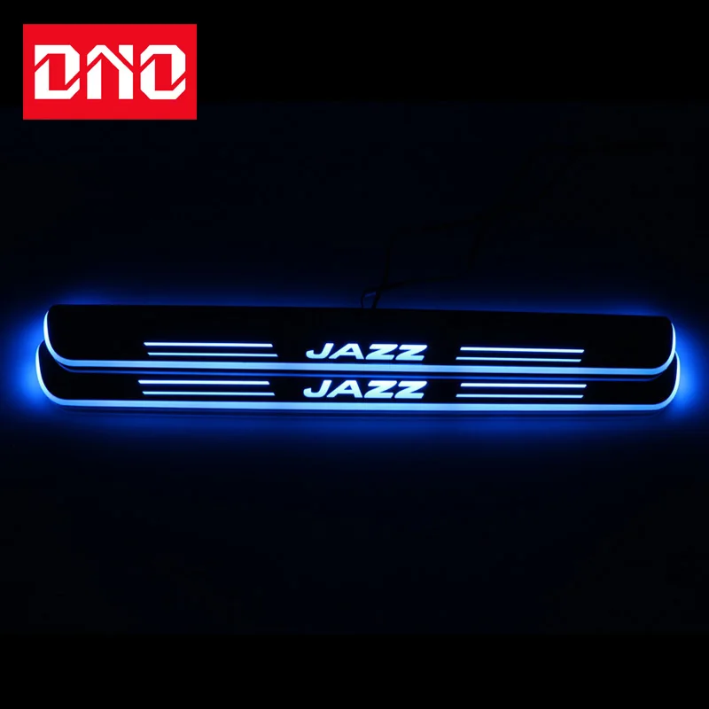 

Trim Pedal LED Car Light Door Sill Scuff Plate Pathway Dynamic Streamer Welcome Lamp For Honda Jazz Fit 2014 - 2019