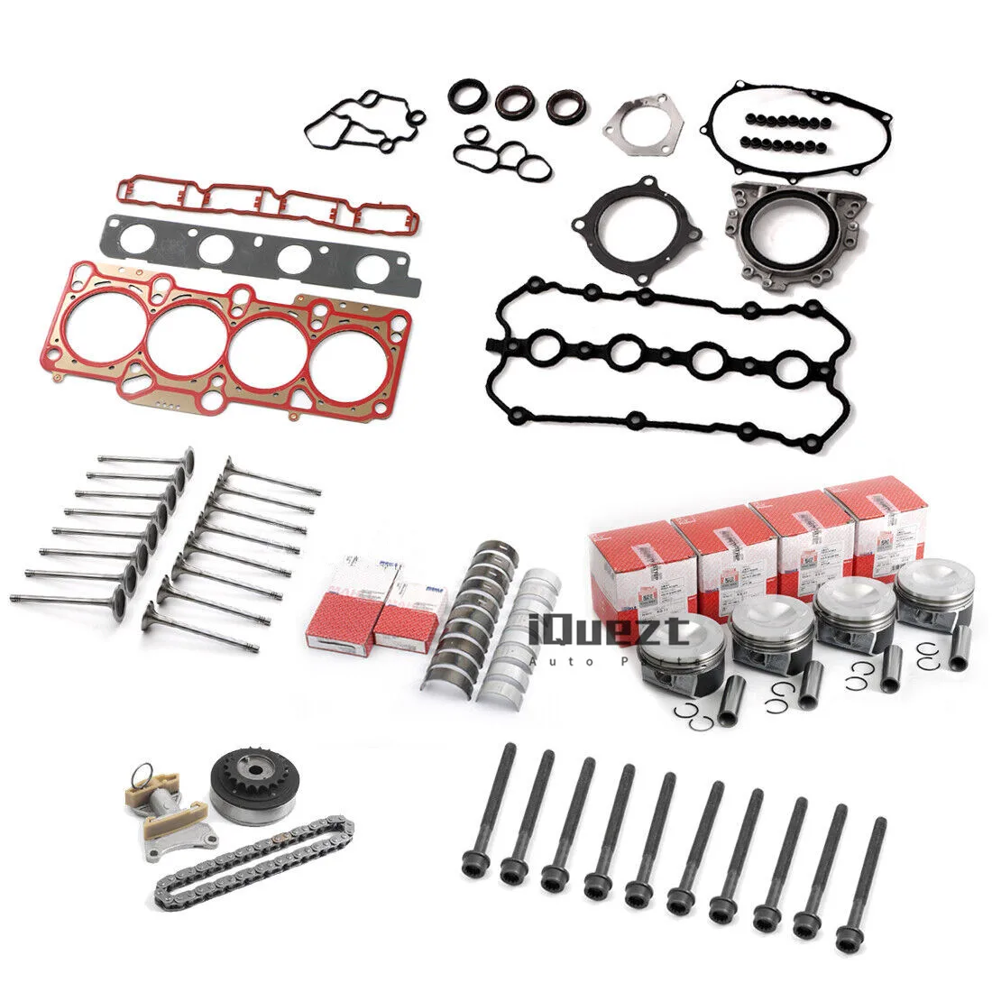 Комплект поршней для ремонта двигателя VW GTI GLI Audi 2.0 TFSI BPY BWA