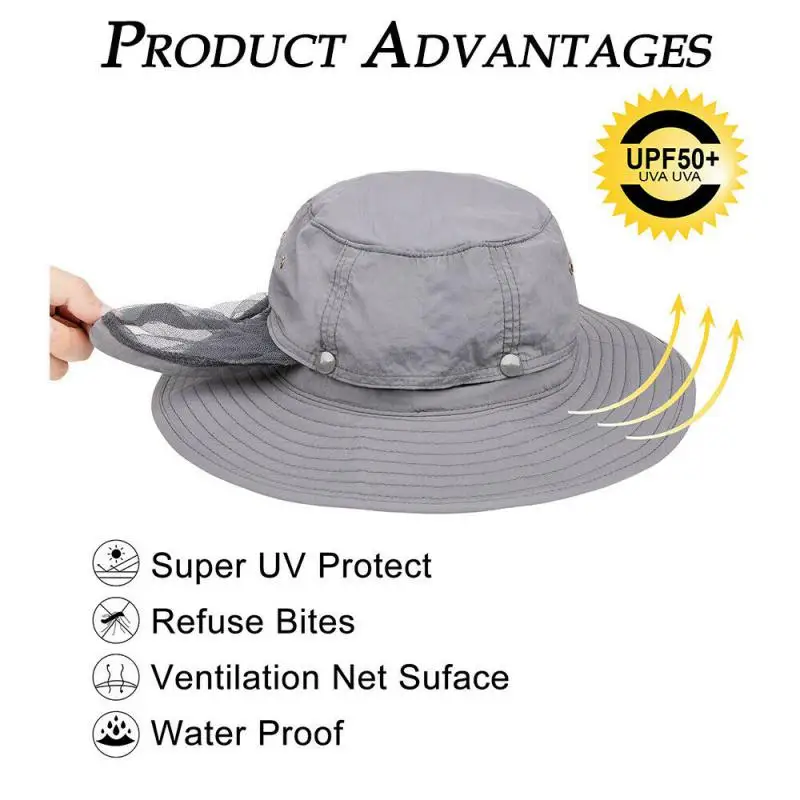 

Mosquito Protective Hats Outdoor Mosquito Killer Mosquito Net Hat With Mesh Protection Bugs Bees For Hiking Fishing