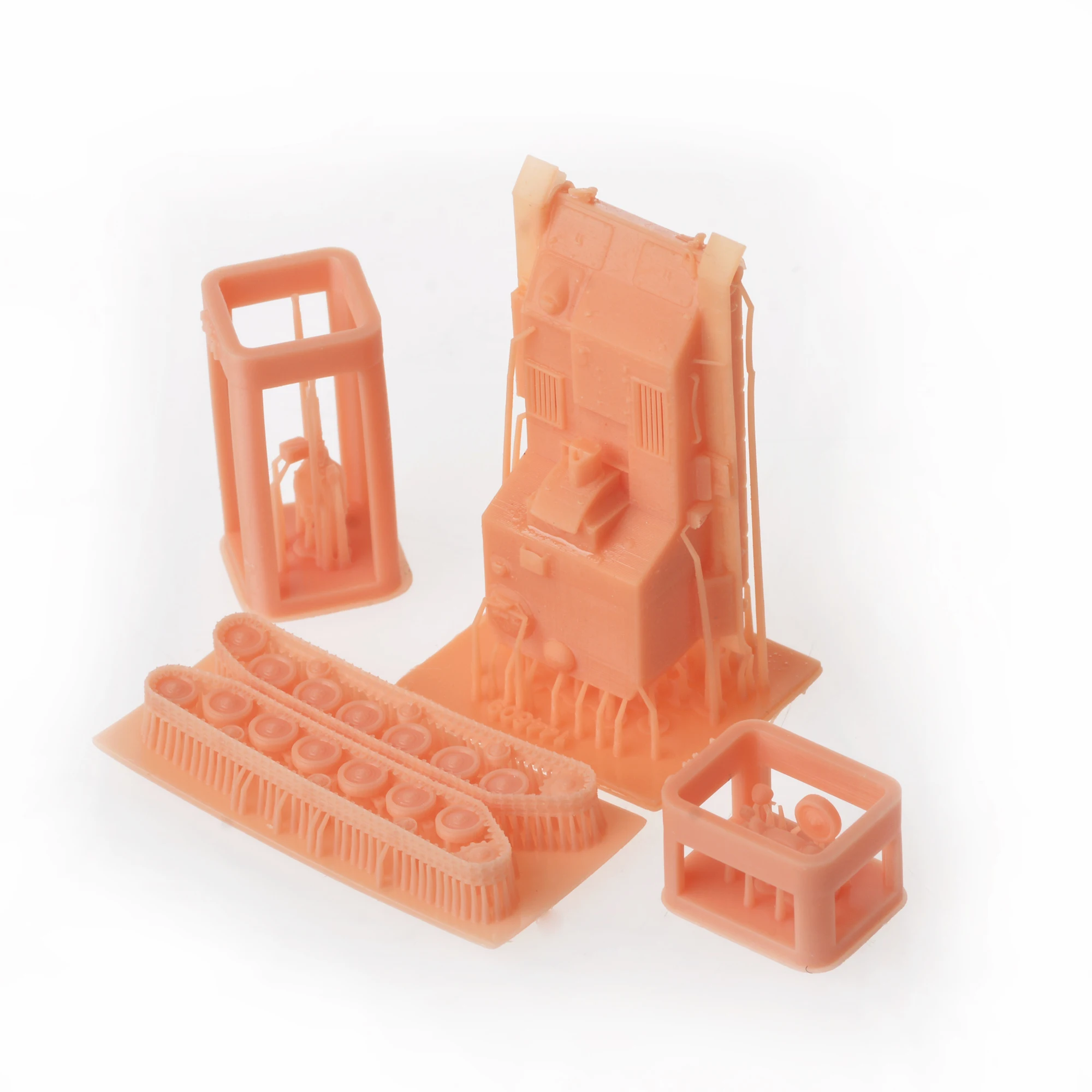 

Модель SSMODEL 144609 V1.7 1/144 с 3D печатью, модель из смолы, советский строительный Танк Разрушителя