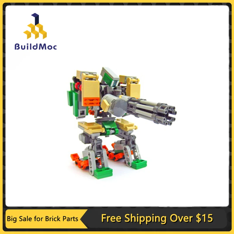 

MOC Color Morphing Robot Vanguard Battle Fortress Building Block Model Creativity Brain Game DIY Toys for Children Birthday Gift