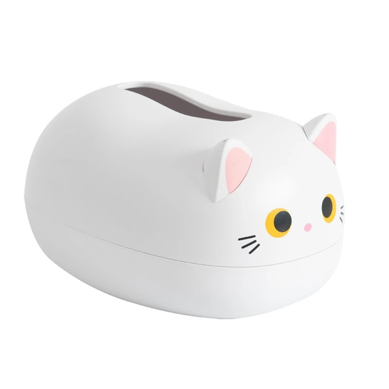 

Cartoon Cat Tissue Box Multifunctional Storage Ornaments Home Decoration Bathroom Kitchen Home Storage