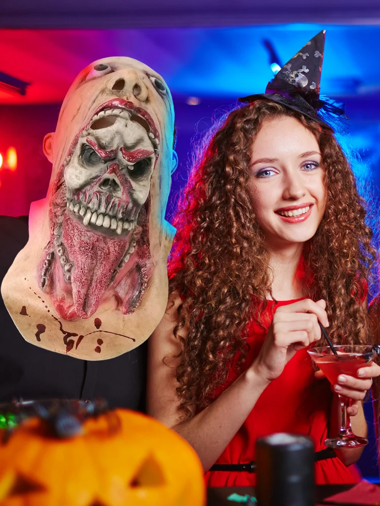 Маска зомби для Хэллоуин