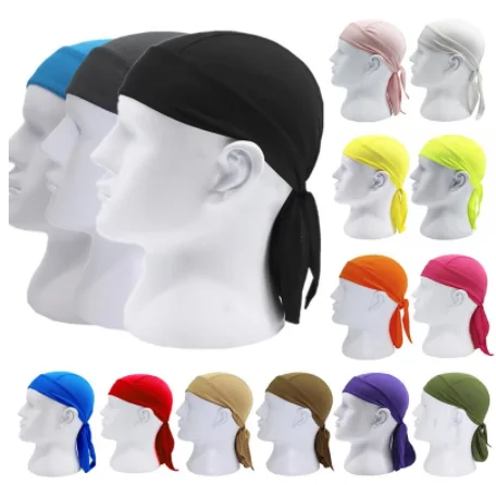 

Быстросохнущая чистая велосипедная шапка, головной шарф, летняя мужская бандана для бега и верховой езды, головной платок для езды на велос...