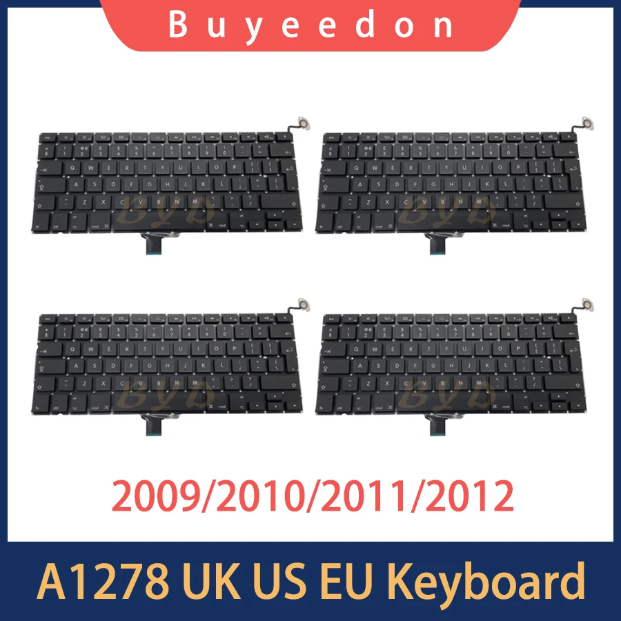 Новая сменная клавиатура для Macbook Pro 13 дюймов A1278 2009-2012 английская русская