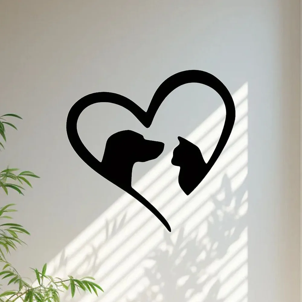 Уникальное Металлическое Украшение На Стену С Кошками И Собаками Лапами В Форме