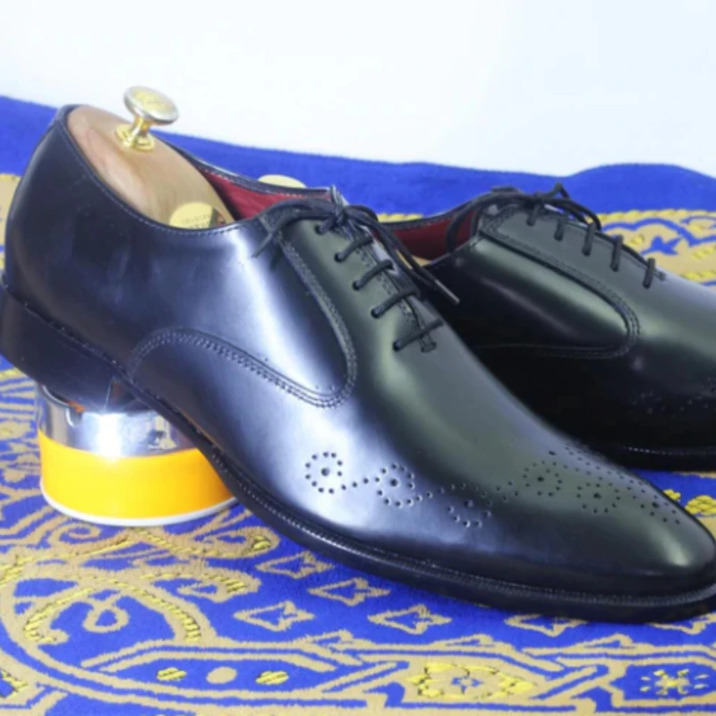 

Женские туфли из искусственной кожи на коротком каблуке, однотонные, на шнуровке, с вырезами, классические, удобные, Нескользящие, Формальны...