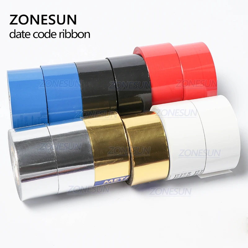ZONESUN термолента печатной машины 30 мм * 100 м, лента с кодом даты, аксессуар для принтера, лента для печати даты для DY-8, HP241B (art.: 3920d2fa69b17) - 3920d2fa69b17