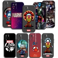 marvel avengers phone cases for xiaomi redmi redmi 7 7a note 8 pro 8t 8 2021 8 7 7 pro 8 8a 8 pro cases carcasa back cover