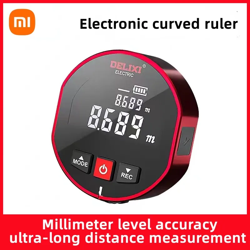 

Дальномер Xiaomi DELIXI высокоточный лазерный с плоской изогнутой дугой