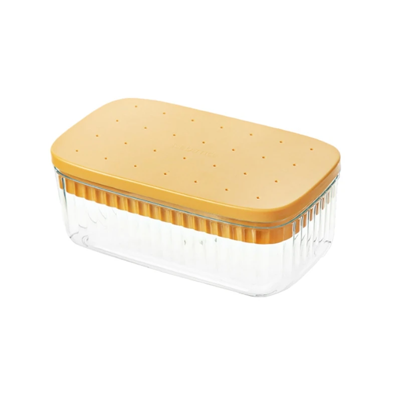 

2Pcs Multifunctional 2 In 1 Box Making Ice Cube Mold Box For Cold Drinks Kitchen Tools