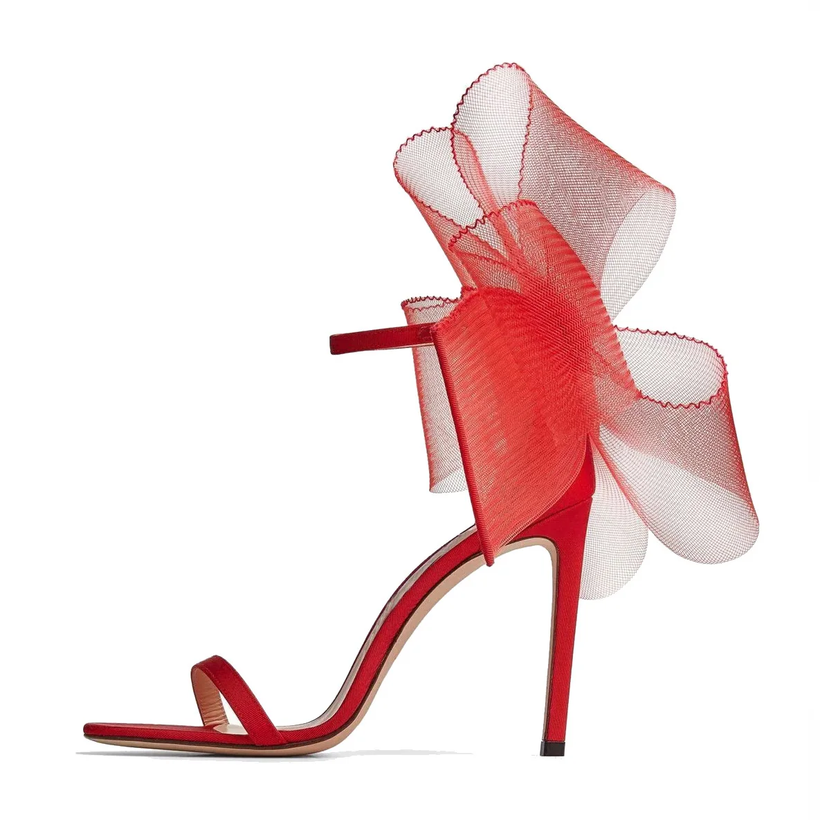 

Arden Furtado Summer Fashion Women's Shoes stilettos heels 12cm Butterfly knot Sandals Sexy Elegant Buckle strap Party Shoes 41