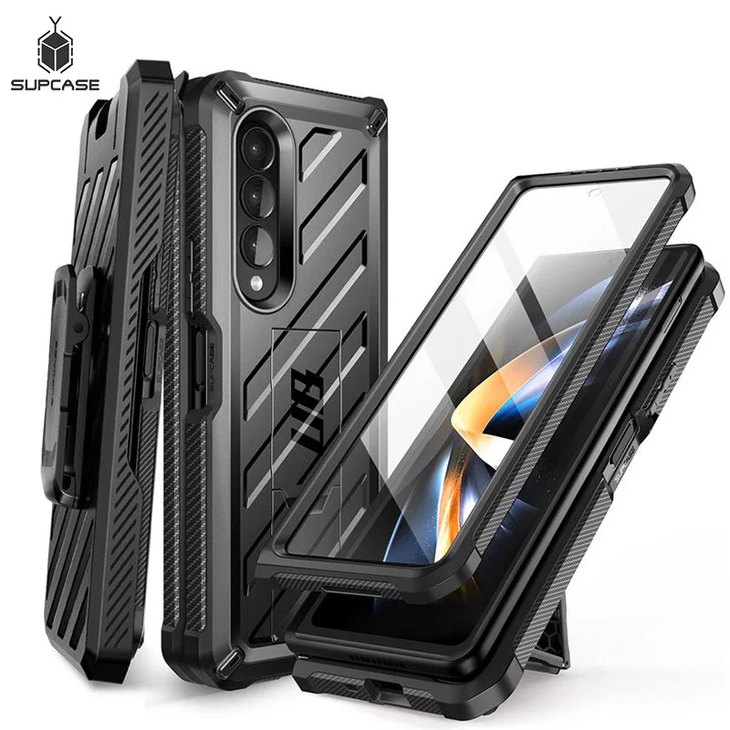 

SUPCASE For Samsung Galaxy Z Fold 4 Case 5G (2022) UB Rugged Belt Clip Shockproof Protective Case with Built-in Screen Protector