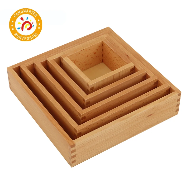 

Montessori Baby Toys Wooden Learning Sort Nesting Box Collect Small Ball Bead Children Home Classroom Teaching Aids Puzzle Games