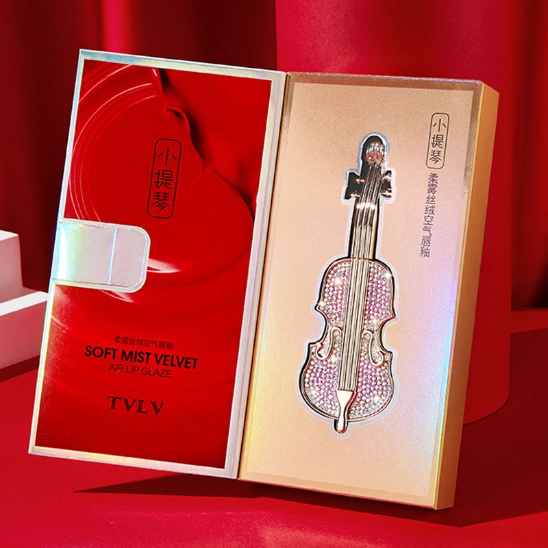Матовая губная помада для скрипки глазурь губ увлажняющий воздушный бархат