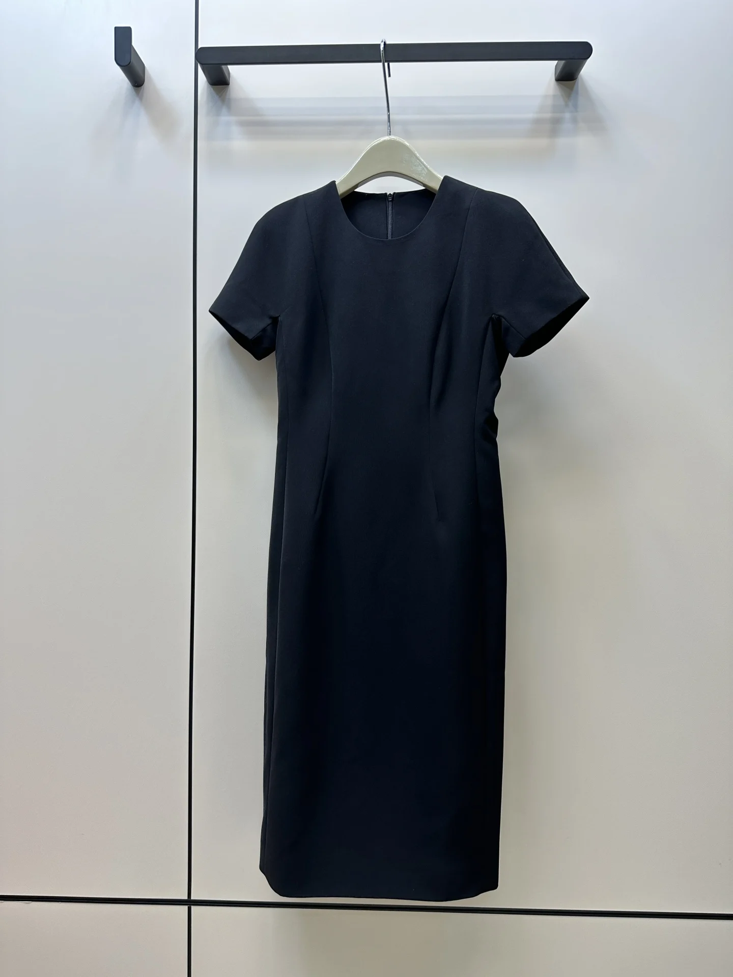 

Slim short-sleeved dress with slim waist and raglan sleeve design casual fashion 2023 summer new style 0315