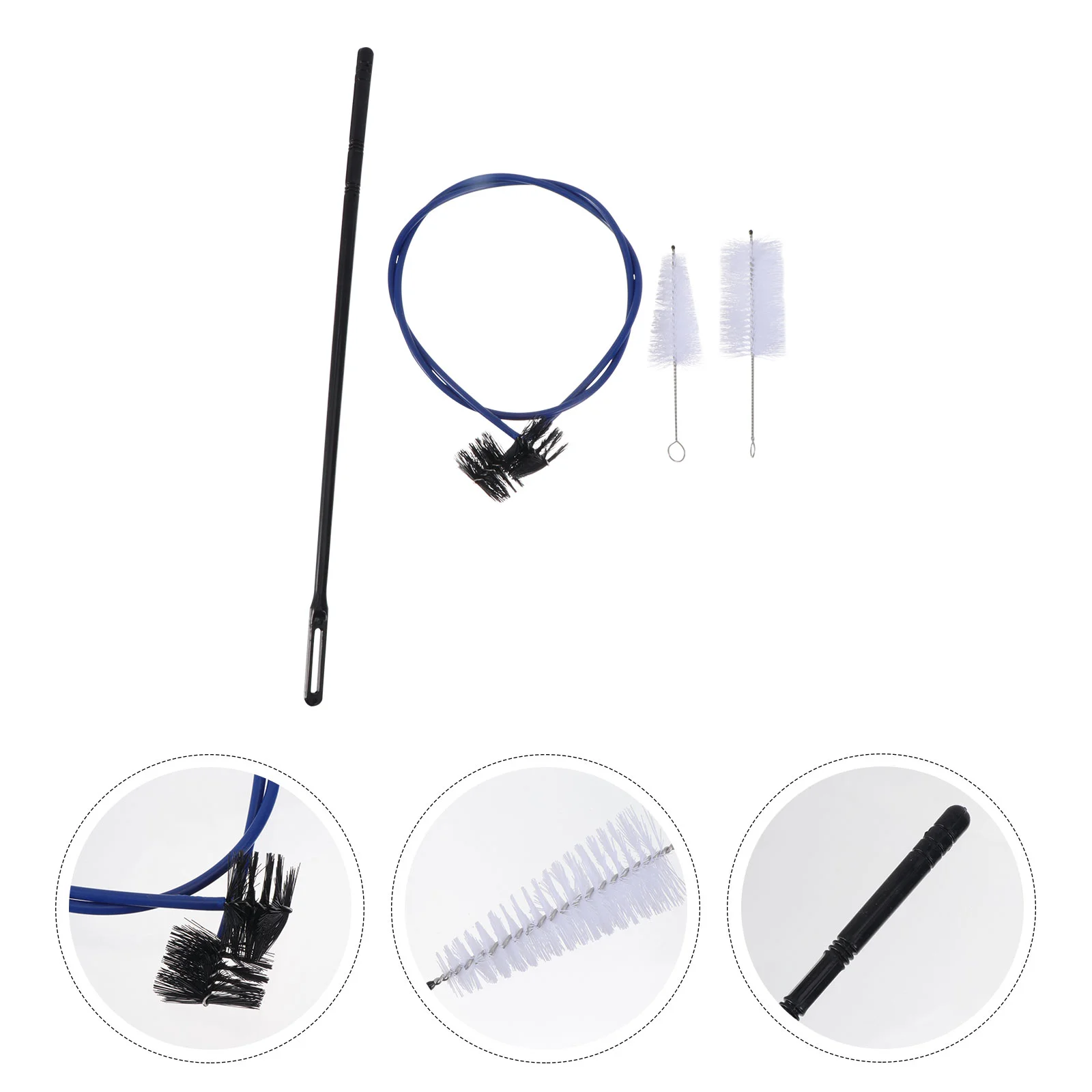 

Trumpet Cleaning Brushoil Wind Instrumentkit Cleaner Set Trombone Blue