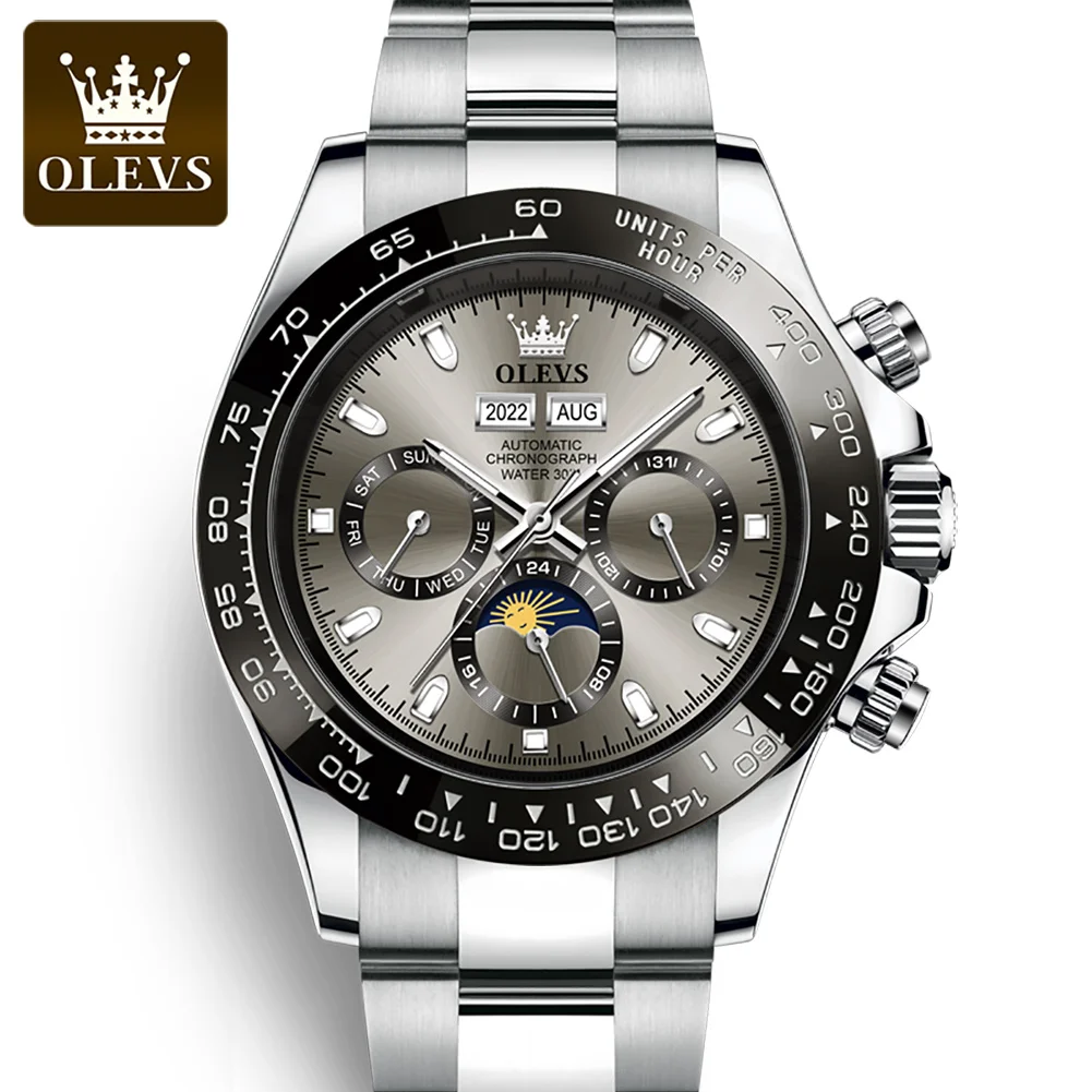 

OLEVS New Luxury Men's Mechanical Watch Waterproof Luminous Watch Men's Luxury Brand Watch Gift Set