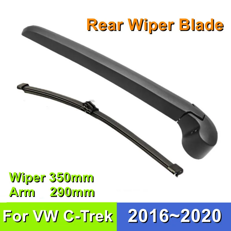 

Rear Wiper Blade For Volkswagen VW C-Trek 14"/350mm Car Rubber Windshield Windscreen 2016 2017 2018 2019 2020