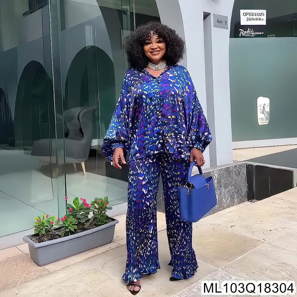 Новый африканский женский костюм больших размеров блузка из двух частей