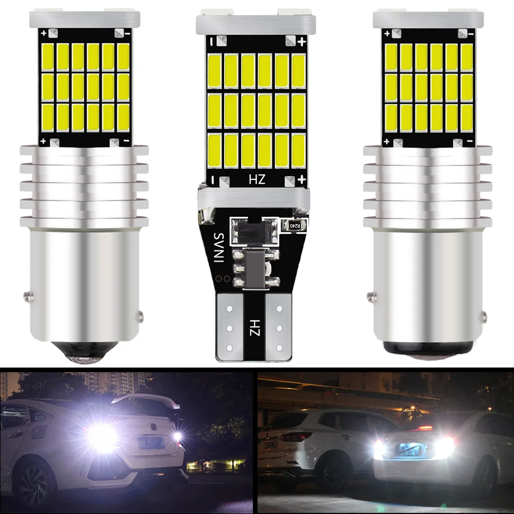 

1PCS 1156 1157 BA15S LED Bulbs Car Lights Turn Signal Reverse Brake Light R5W 4014 LEDs 12V DC Automobiles Lamp Red White Yellow