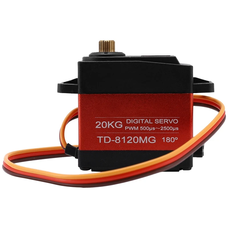 

10X Td-8120Mg Metal Gear Digital Servo With 20Kg High Torque For Rc Remote Control Car Model Vehicle 20Kg Servo