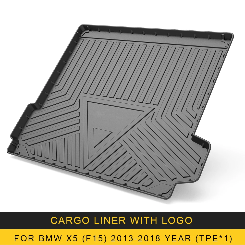 

For BMW X5 F15 2013-2018 Car Cargo Liner box Mat TPE Anti-slip Trunk Mat Trunk Tray Carpet Interior Accessories