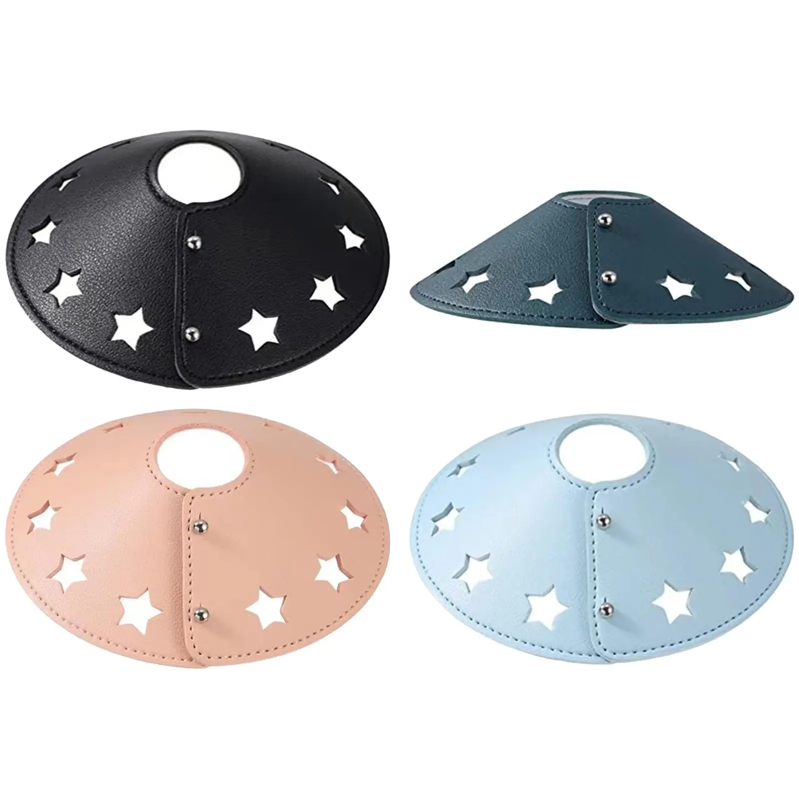 

Vintage Style Lamp Shade Dustproof Leather Hanging Light Ceiling Lighting Cover Chandelier Lampshade for Camping Decor