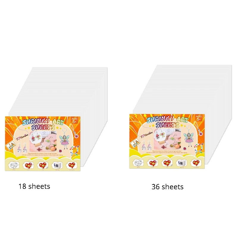 Художественная бумага Shrinky листы термоусадочной бумаги термоусадочная